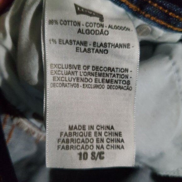 Levis Jeans Womens Size 10 Blue Straight Leg 505 Stretch Denim - Picture 3 of 12